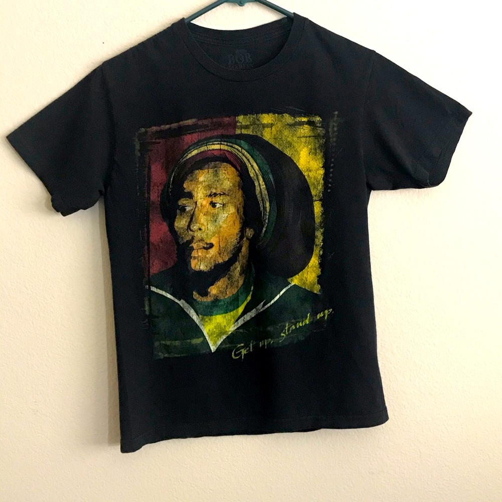 Bob Marley T Shirt Graphic Size Small